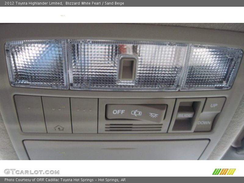 Blizzard White Pearl / Sand Beige 2012 Toyota Highlander Limited