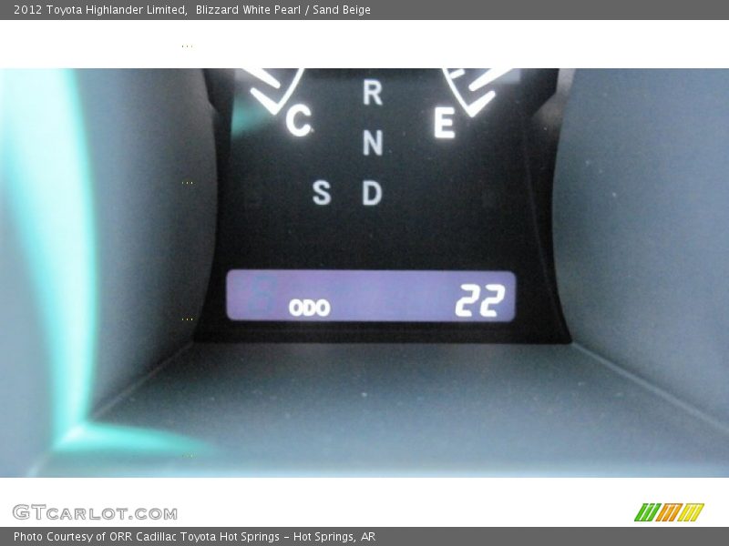 Blizzard White Pearl / Sand Beige 2012 Toyota Highlander Limited