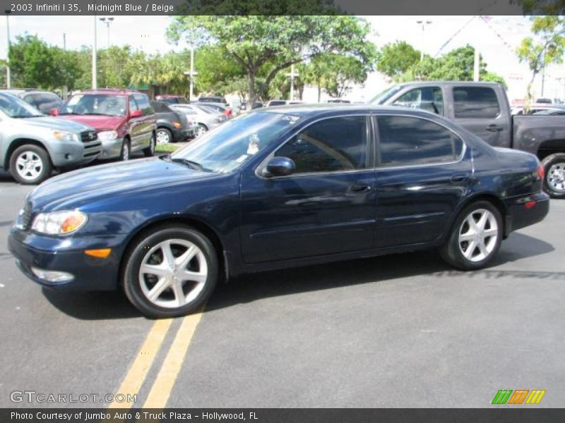 Midnight Blue / Beige 2003 Infiniti I 35