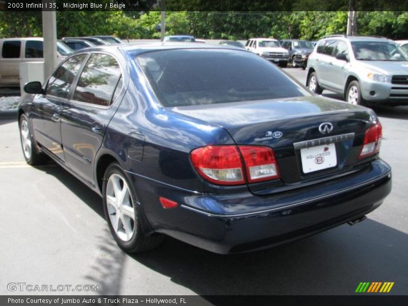 Midnight Blue / Beige 2003 Infiniti I 35