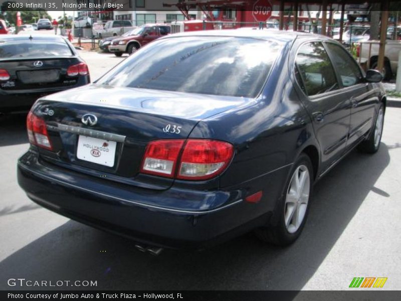 Midnight Blue / Beige 2003 Infiniti I 35