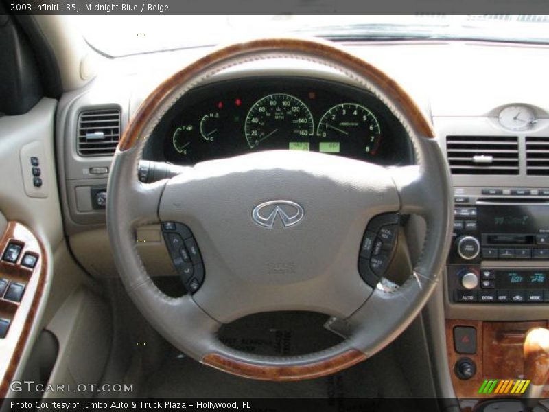 Midnight Blue / Beige 2003 Infiniti I 35