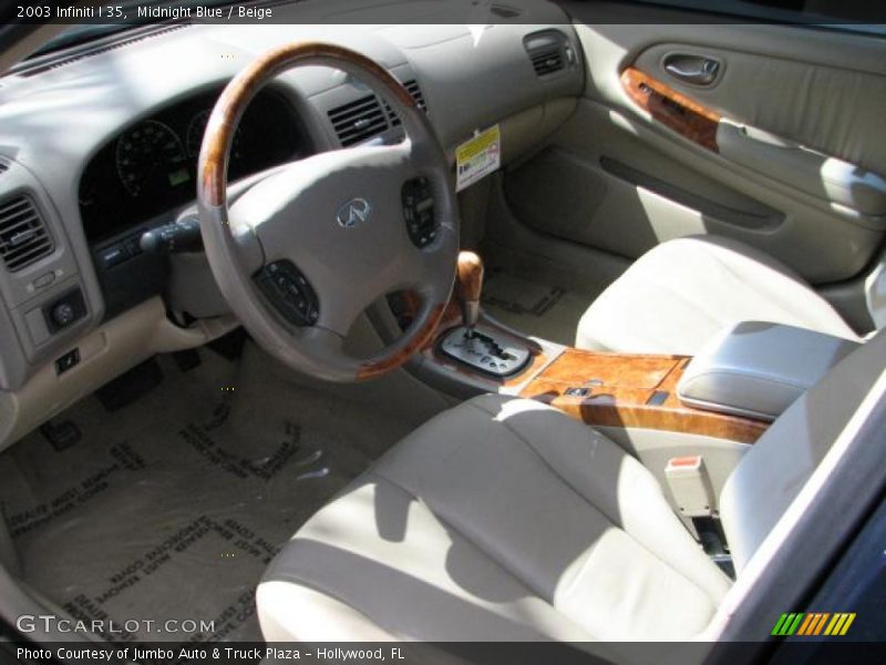 Midnight Blue / Beige 2003 Infiniti I 35