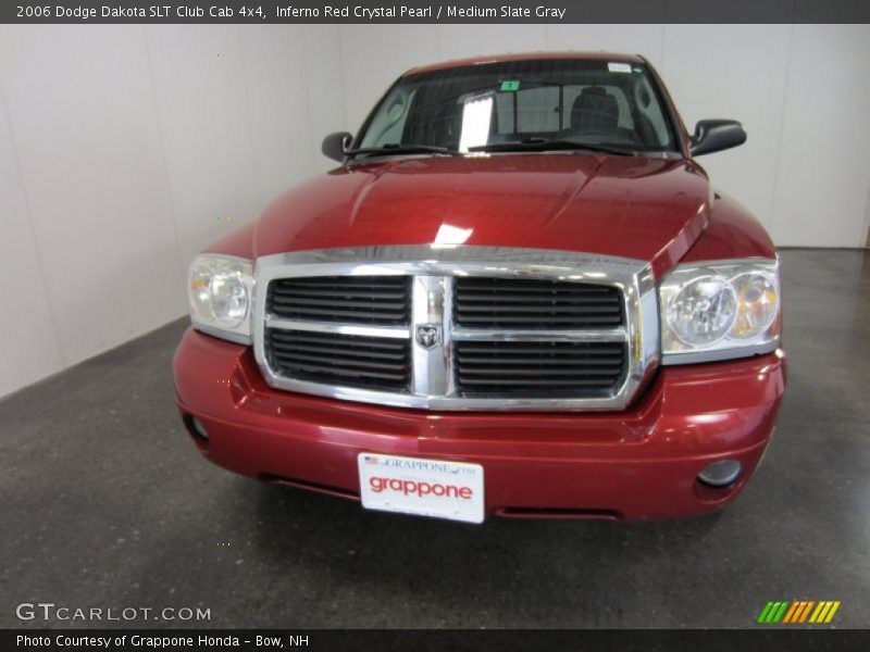 Inferno Red Crystal Pearl / Medium Slate Gray 2006 Dodge Dakota SLT Club Cab 4x4