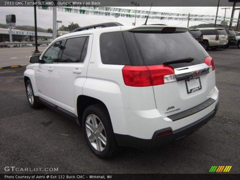 Olympic White / Jet Black 2011 GMC Terrain SLT AWD