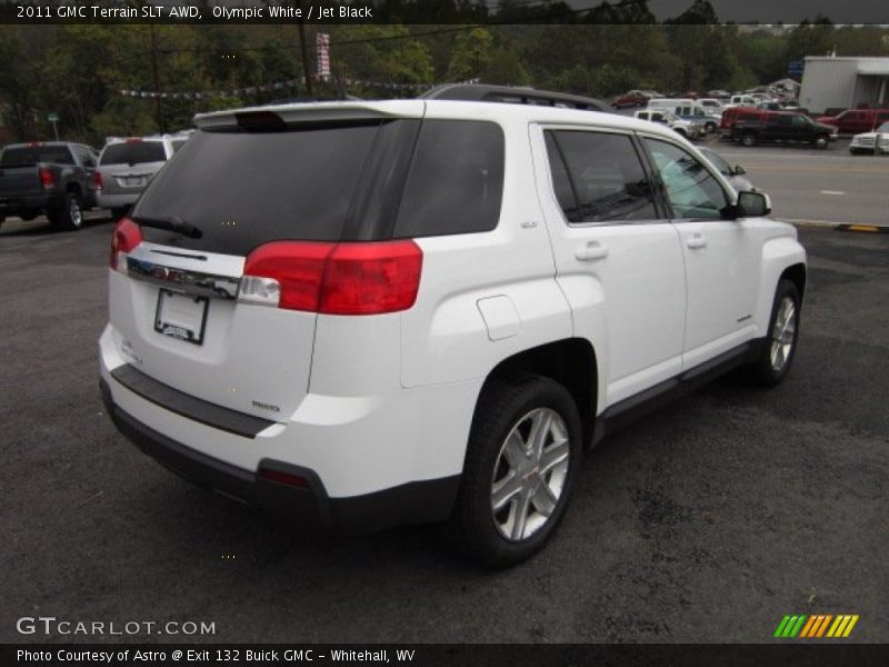 Olympic White / Jet Black 2011 GMC Terrain SLT AWD