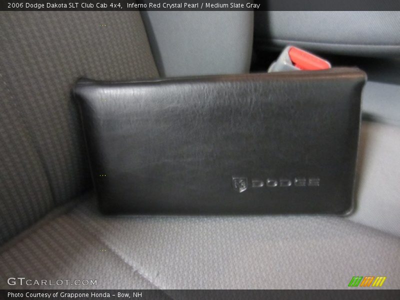 Inferno Red Crystal Pearl / Medium Slate Gray 2006 Dodge Dakota SLT Club Cab 4x4
