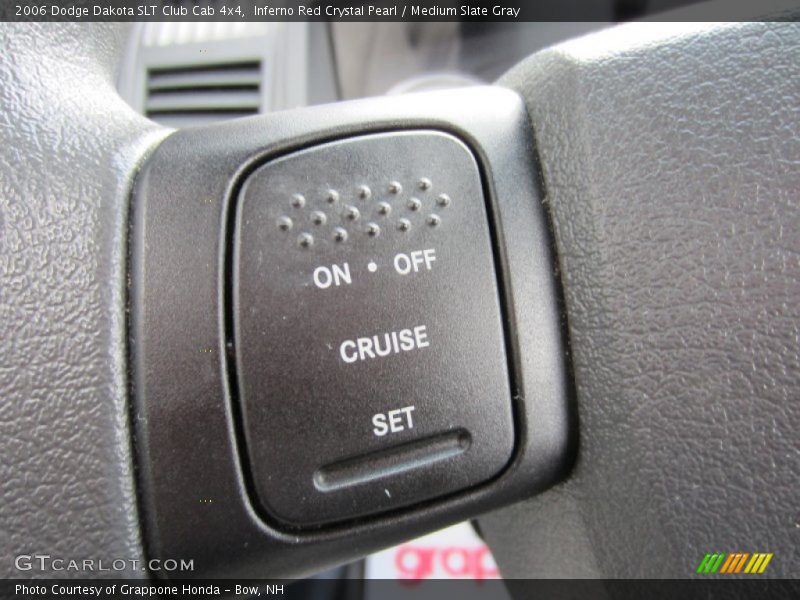 Inferno Red Crystal Pearl / Medium Slate Gray 2006 Dodge Dakota SLT Club Cab 4x4