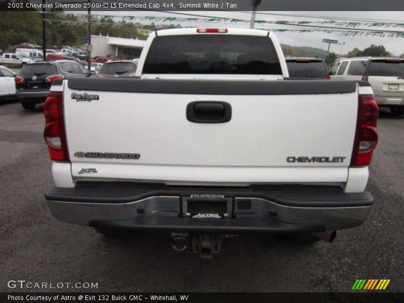 Summit White / Tan 2003 Chevrolet Silverado 2500HD LS Extended Cab 4x4