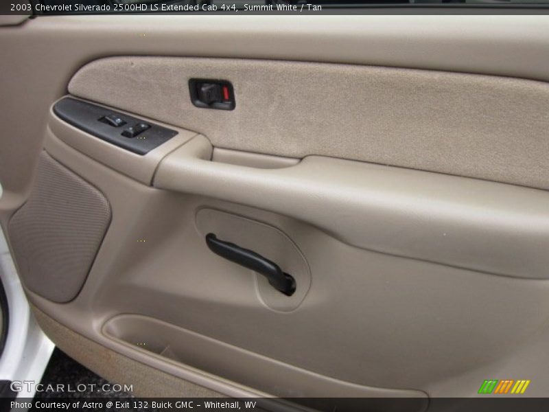 Summit White / Tan 2003 Chevrolet Silverado 2500HD LS Extended Cab 4x4