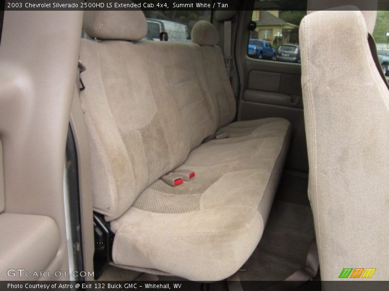Summit White / Tan 2003 Chevrolet Silverado 2500HD LS Extended Cab 4x4