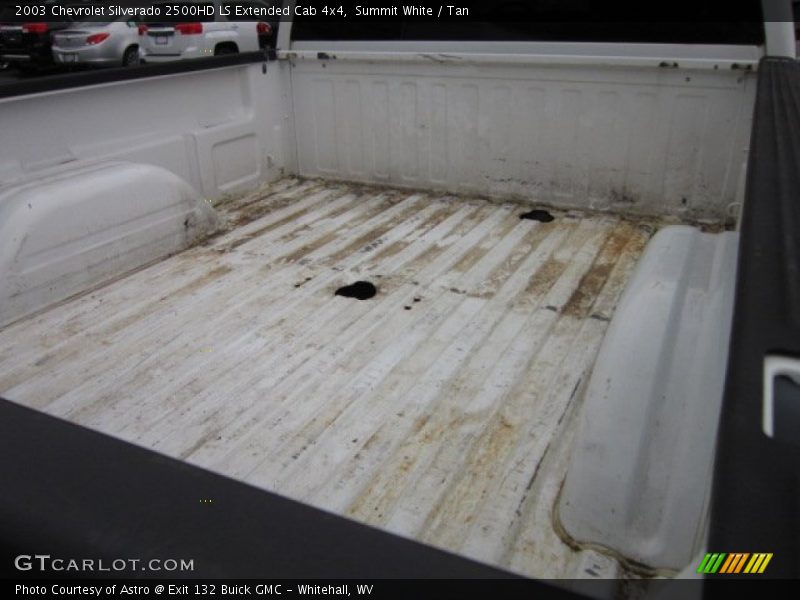 Summit White / Tan 2003 Chevrolet Silverado 2500HD LS Extended Cab 4x4