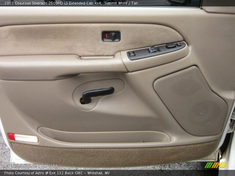 Summit White / Tan 2003 Chevrolet Silverado 2500HD LS Extended Cab 4x4