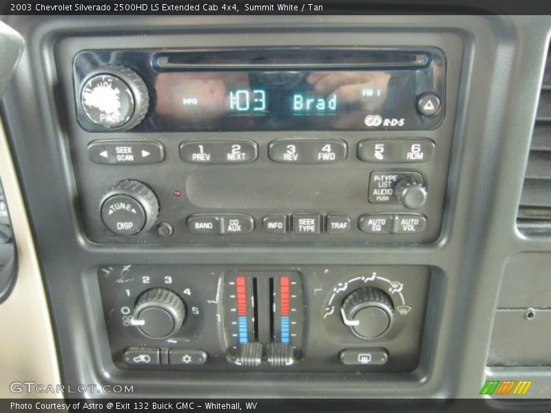Summit White / Tan 2003 Chevrolet Silverado 2500HD LS Extended Cab 4x4