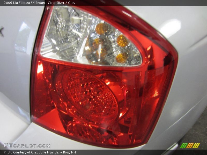 Clear Silver / Gray 2006 Kia Spectra SX Sedan