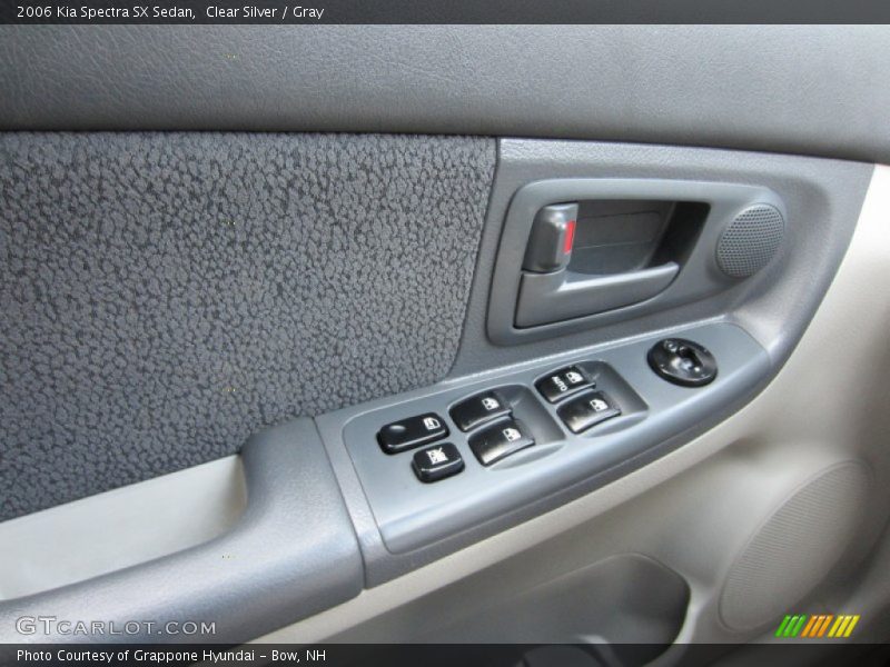 Clear Silver / Gray 2006 Kia Spectra SX Sedan
