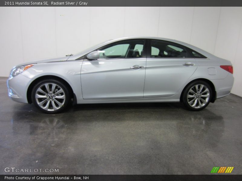 Radiant Silver / Gray 2011 Hyundai Sonata SE