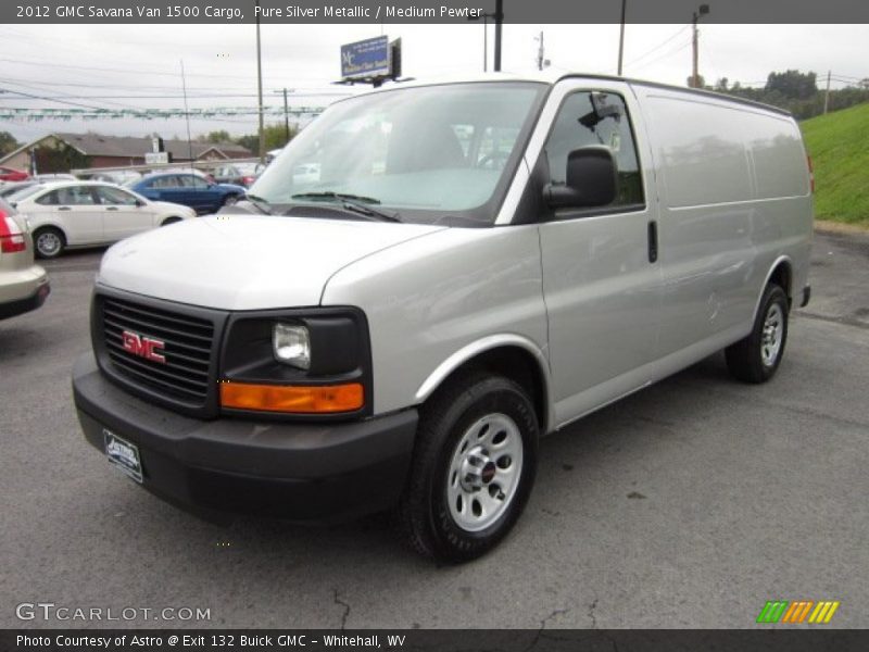 Pure Silver Metallic / Medium Pewter 2012 GMC Savana Van 1500 Cargo