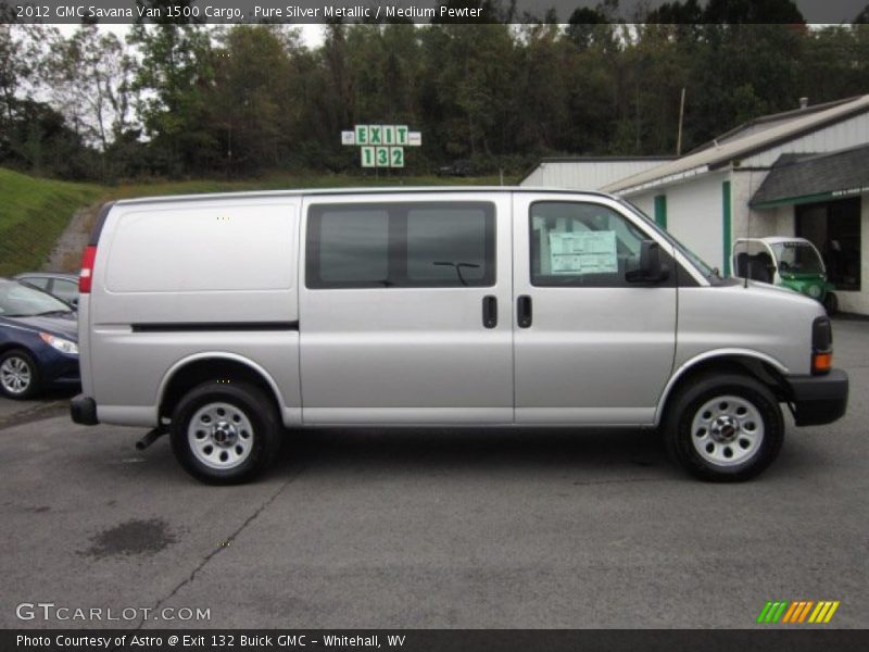 Pure Silver Metallic / Medium Pewter 2012 GMC Savana Van 1500 Cargo