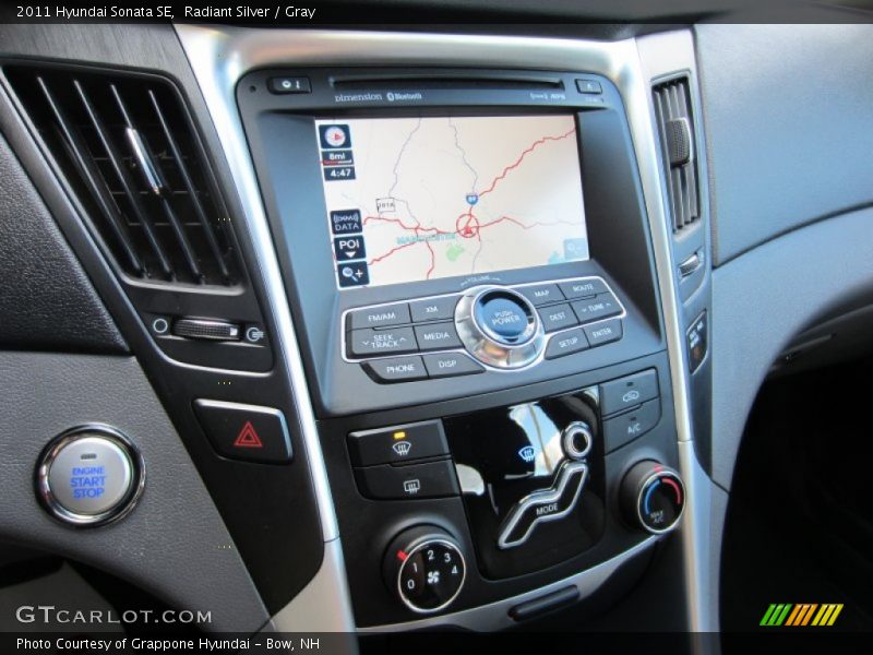 Radiant Silver / Gray 2011 Hyundai Sonata SE