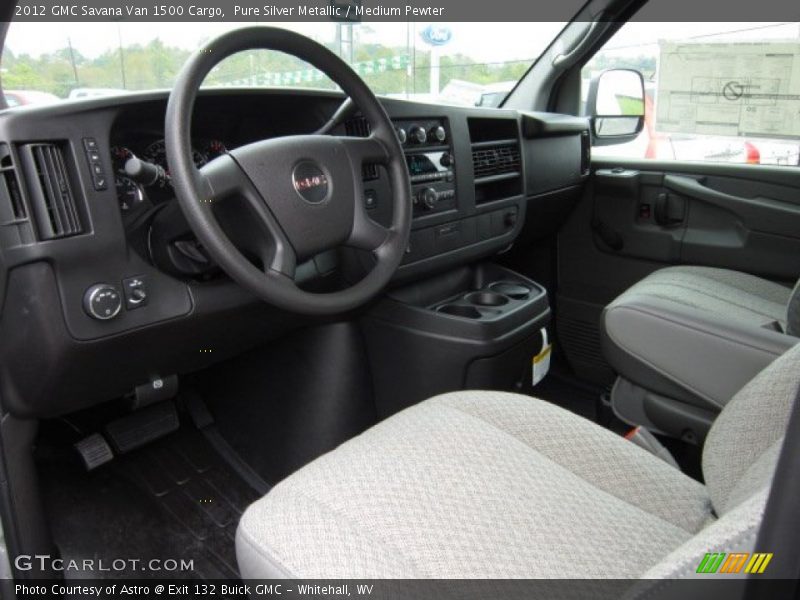 Medium Pewter Interior - 2012 Savana Van 1500 Cargo 