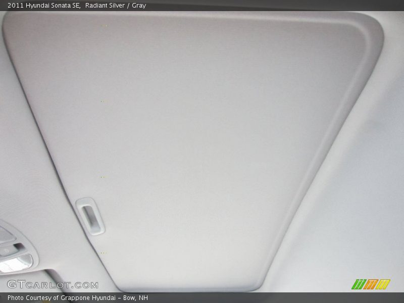 Radiant Silver / Gray 2011 Hyundai Sonata SE