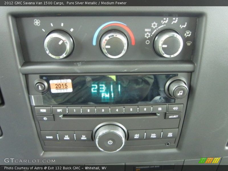 Audio System of 2012 Savana Van 1500 Cargo