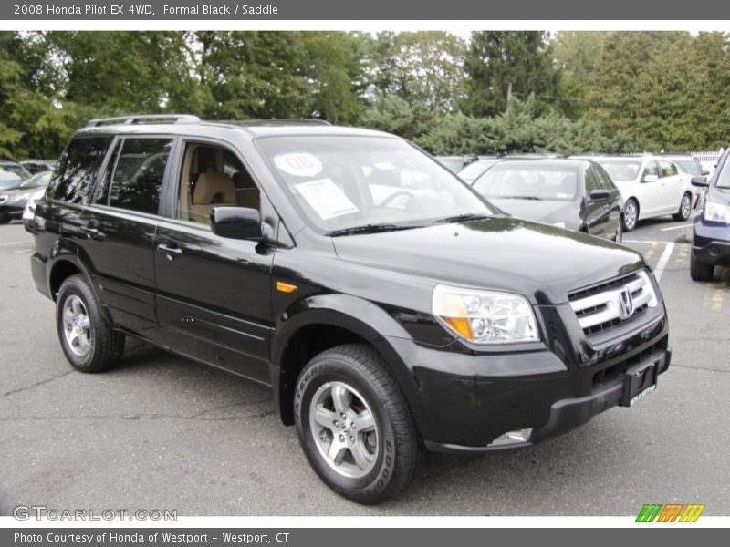 Formal Black / Saddle 2008 Honda Pilot EX 4WD
