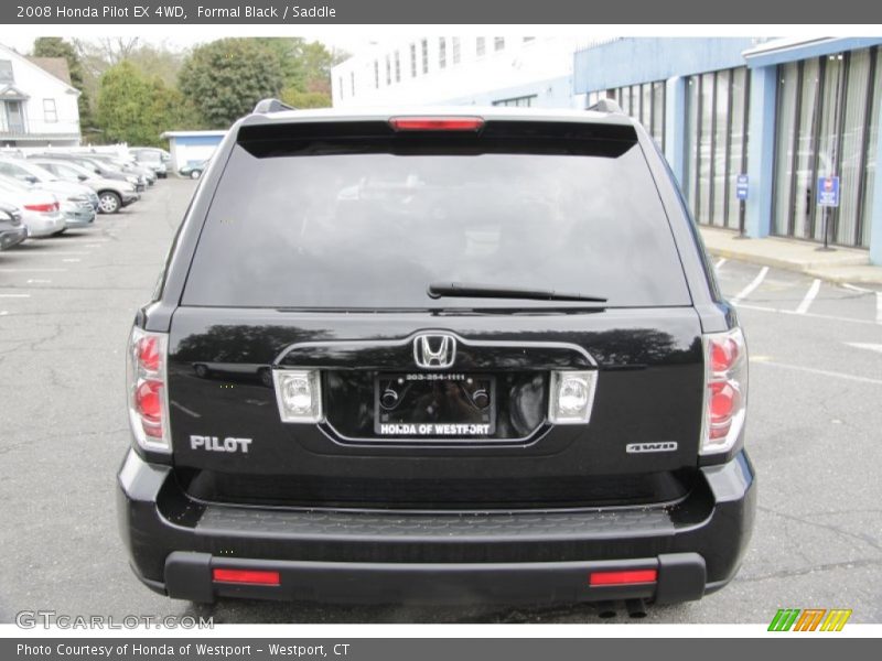 Formal Black / Saddle 2008 Honda Pilot EX 4WD