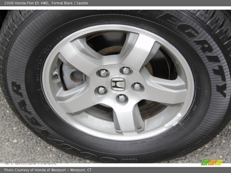 Formal Black / Saddle 2008 Honda Pilot EX 4WD