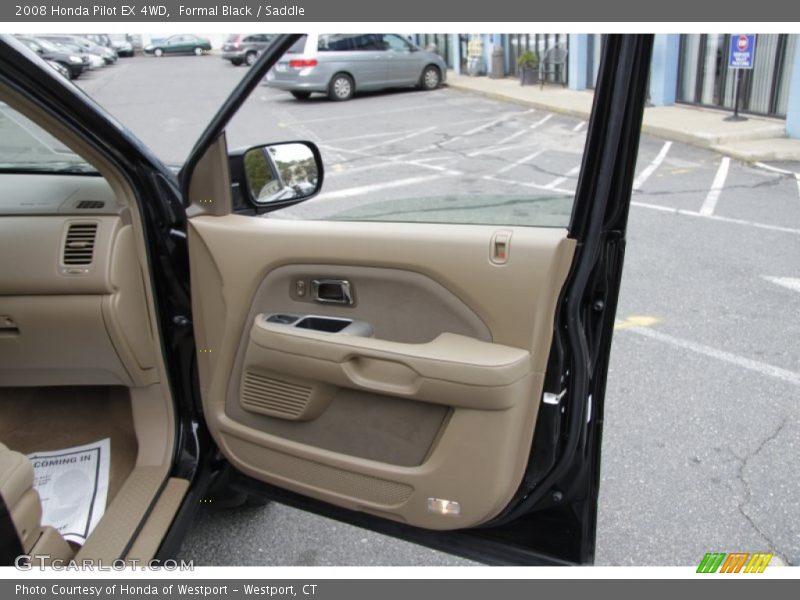 Formal Black / Saddle 2008 Honda Pilot EX 4WD