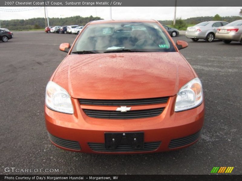 Sunburst Orange Metallic / Gray 2007 Chevrolet Cobalt LT Coupe