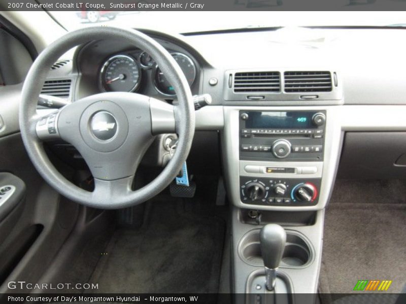 Sunburst Orange Metallic / Gray 2007 Chevrolet Cobalt LT Coupe