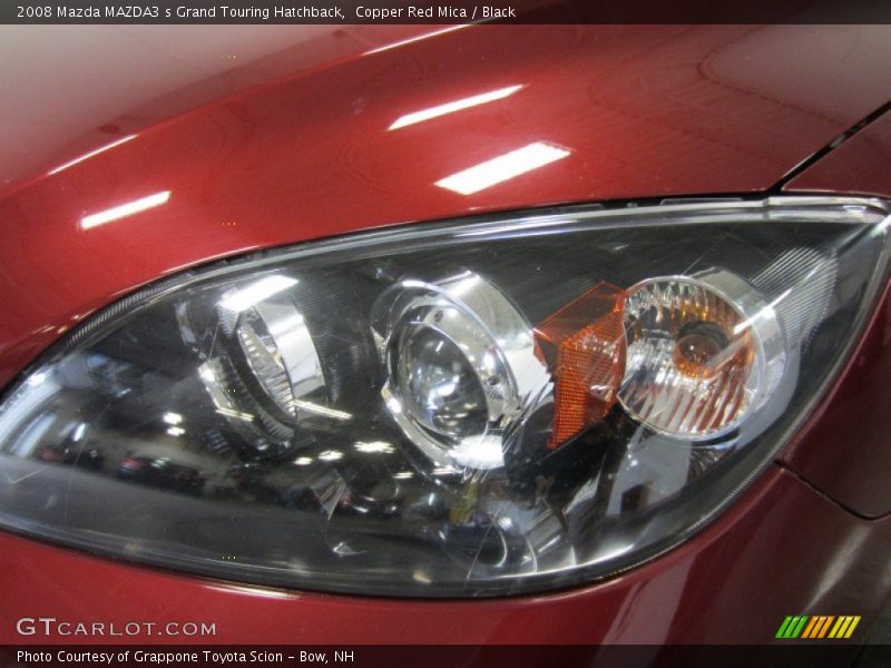 Copper Red Mica / Black 2008 Mazda MAZDA3 s Grand Touring Hatchback