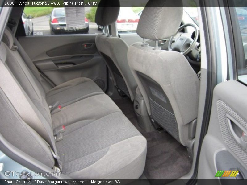 Alpine Frost / Gray 2008 Hyundai Tucson SE 4WD