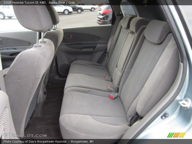 Alpine Frost / Gray 2008 Hyundai Tucson SE 4WD