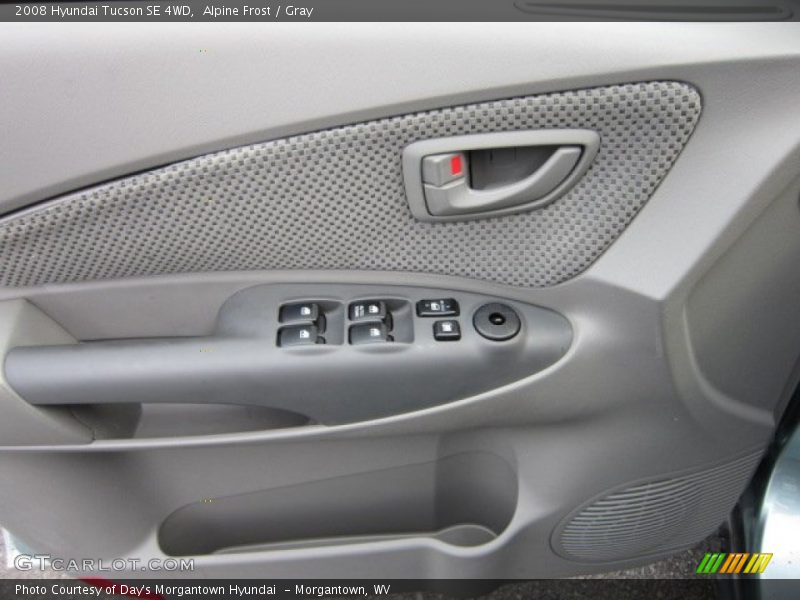 Alpine Frost / Gray 2008 Hyundai Tucson SE 4WD