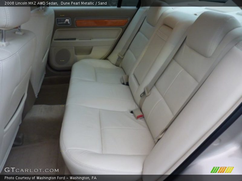 Dune Pearl Metallic / Sand 2008 Lincoln MKZ AWD Sedan