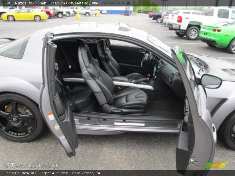 Titanium Gray Metallic / Black 2005 Mazda RX-8 Sport