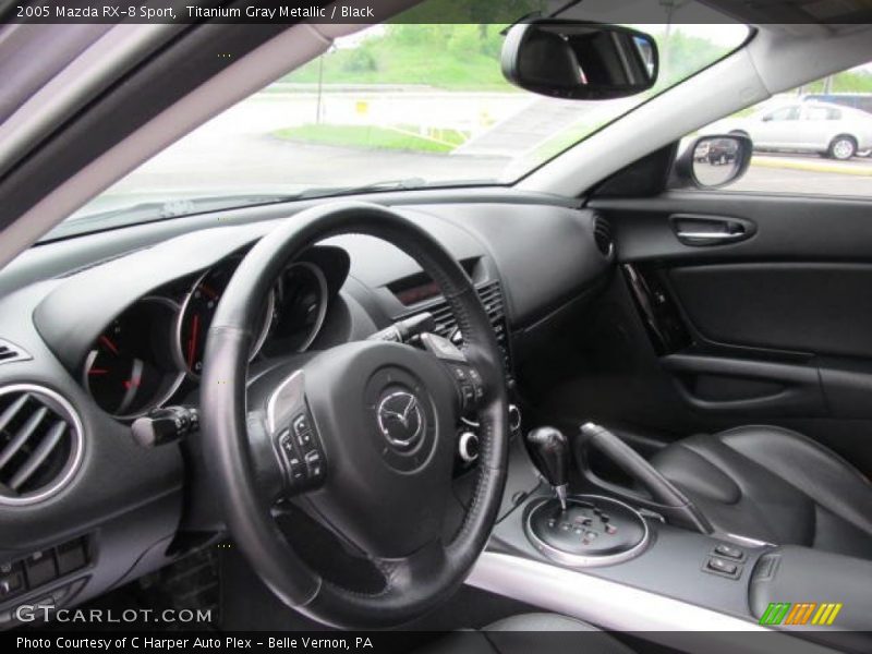 Titanium Gray Metallic / Black 2005 Mazda RX-8 Sport