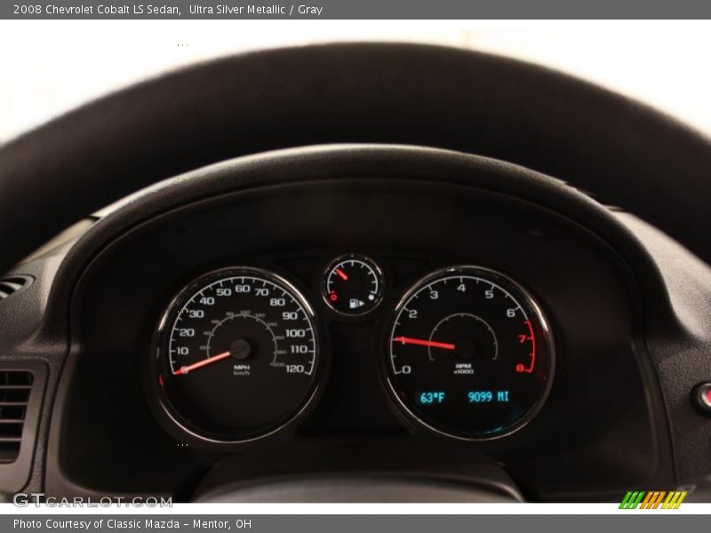 Ultra Silver Metallic / Gray 2008 Chevrolet Cobalt LS Sedan