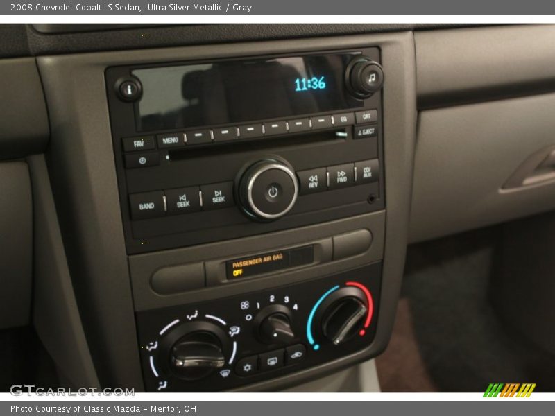 Ultra Silver Metallic / Gray 2008 Chevrolet Cobalt LS Sedan