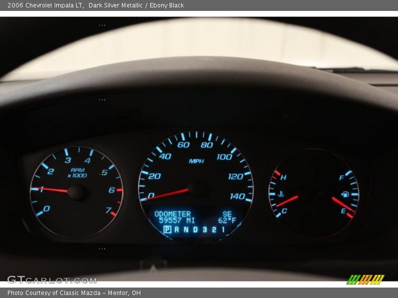 Dark Silver Metallic / Ebony Black 2006 Chevrolet Impala LT