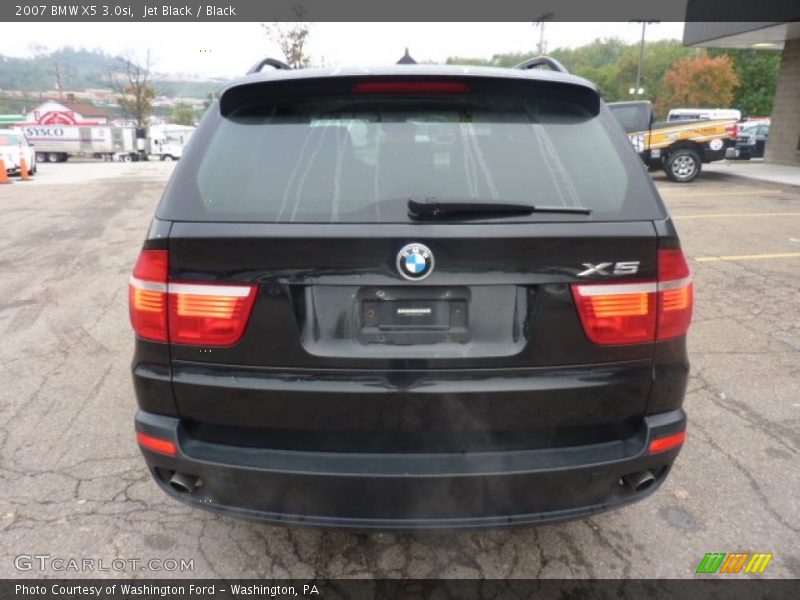 Jet Black / Black 2007 BMW X5 3.0si