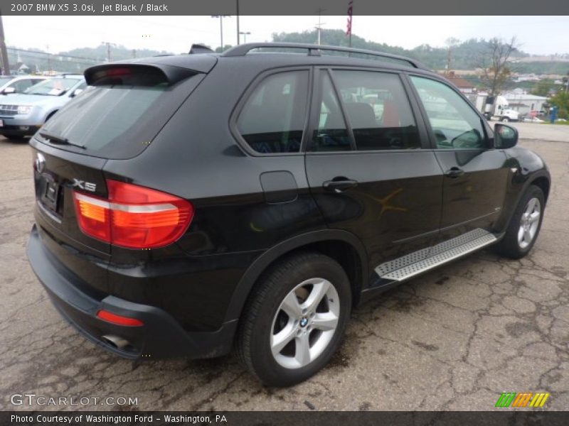 Jet Black / Black 2007 BMW X5 3.0si