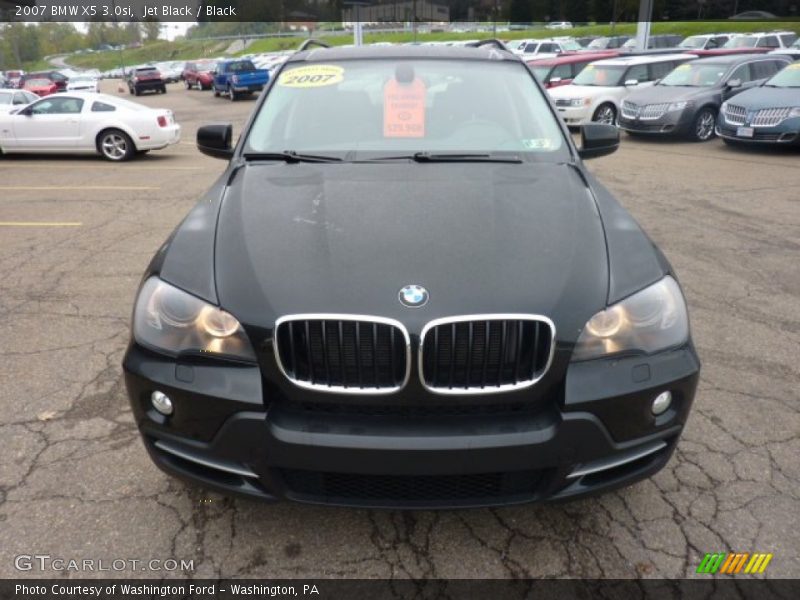 Jet Black / Black 2007 BMW X5 3.0si