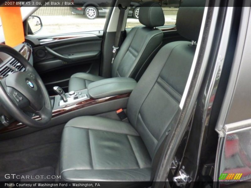 Jet Black / Black 2007 BMW X5 3.0si