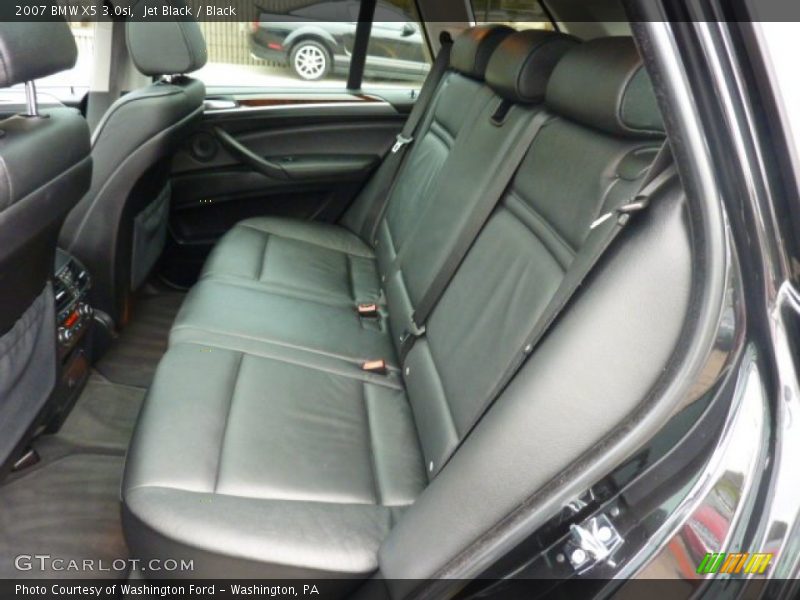 Jet Black / Black 2007 BMW X5 3.0si
