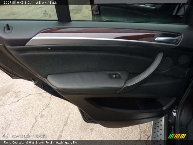 Jet Black / Black 2007 BMW X5 3.0si