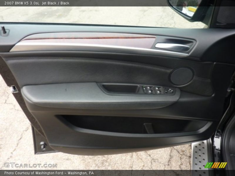 Jet Black / Black 2007 BMW X5 3.0si